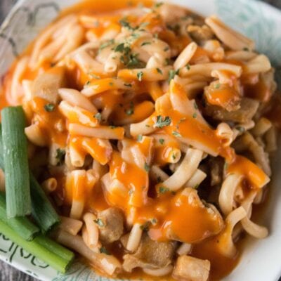 Slow Cooker Lunch Crock Buffalo Chicken Mac & Cheese