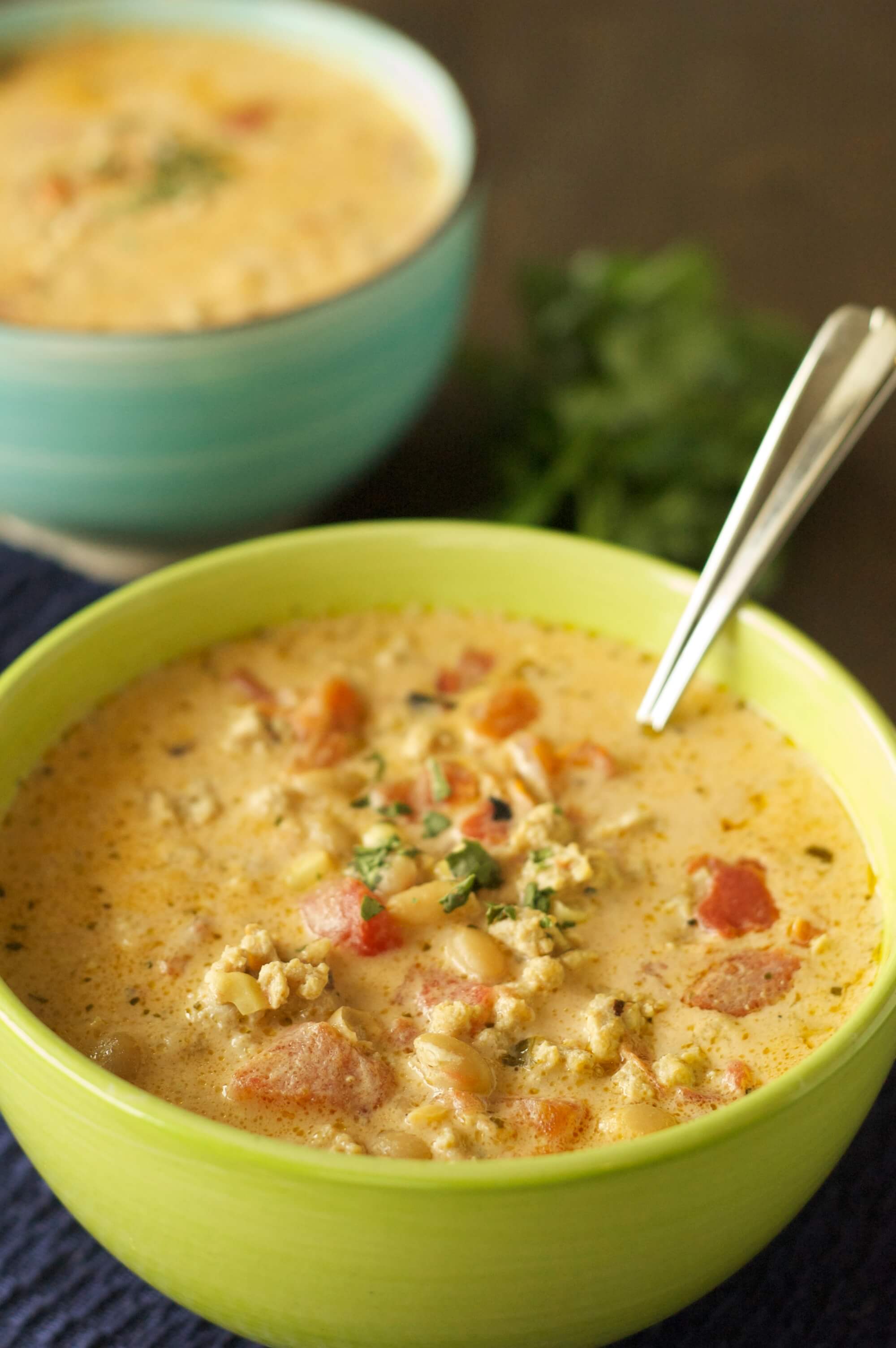 Slow Cooker Buffalo Chicken Chili | Slow Cooker Gourmet