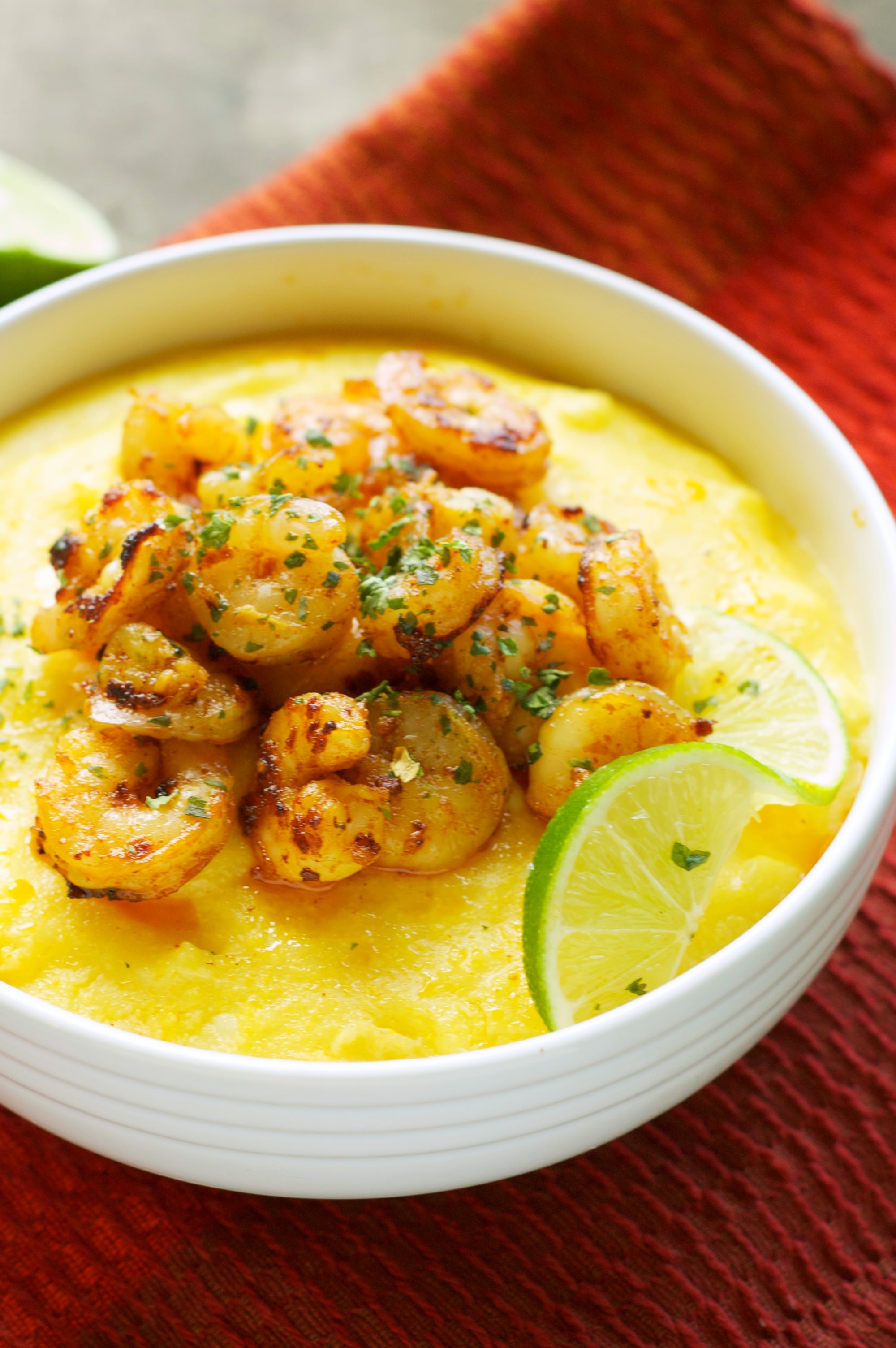 Slow Cooker Creamy Polenta With Chili Lime Shrimp Slow Cooker Gourmet