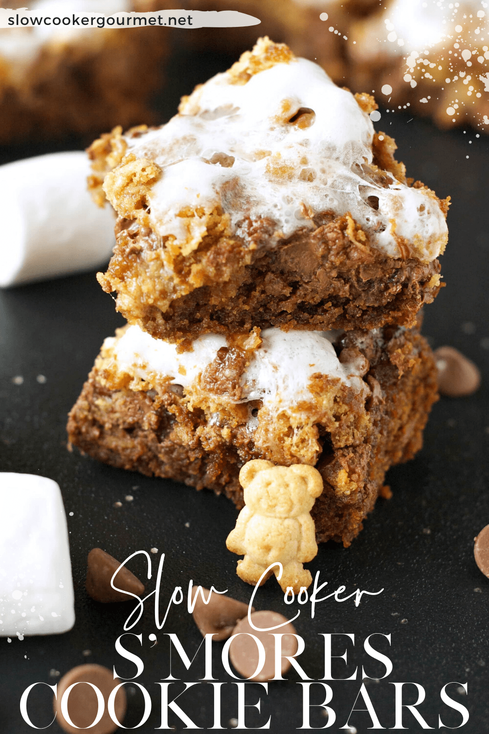 Slow Cooker S'mores Cookie Bars Slow Cooker Gourmet