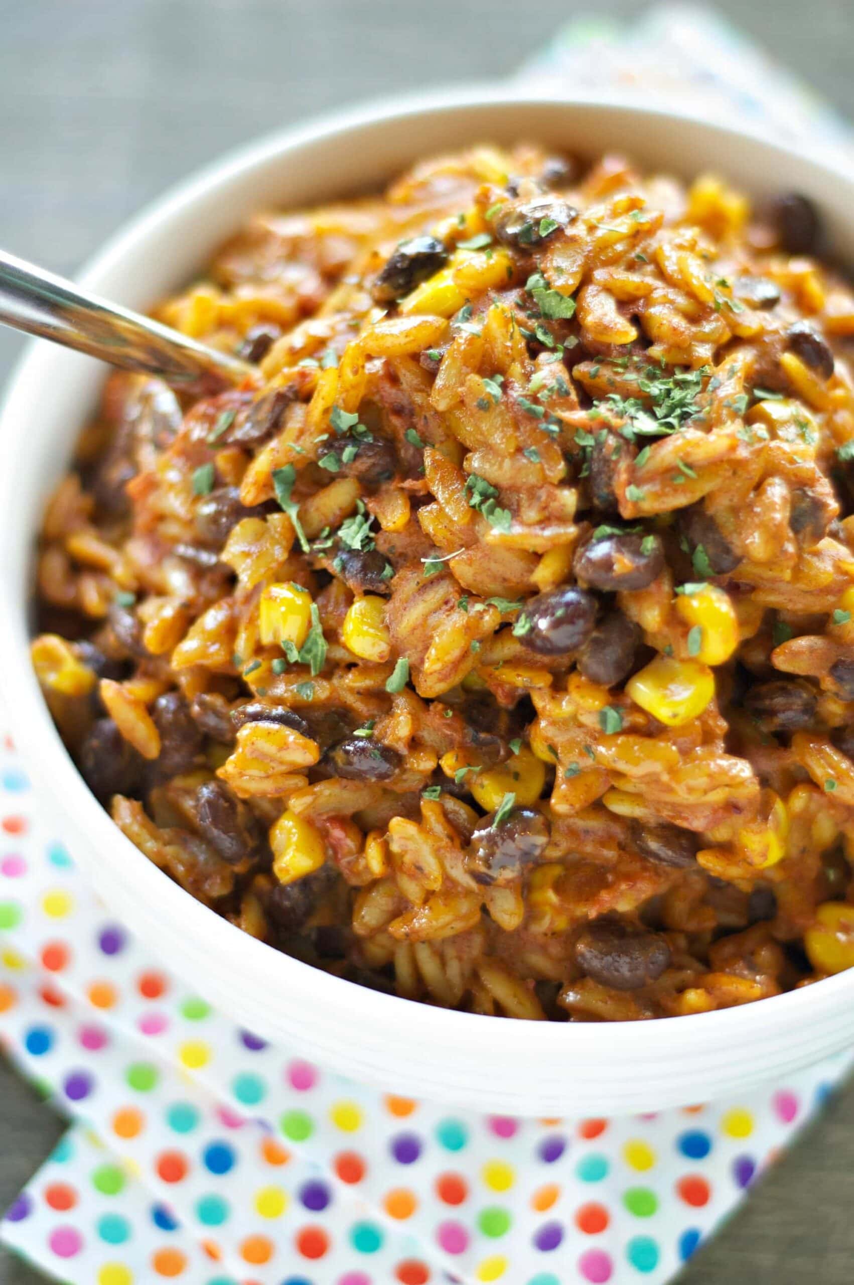 Slow Cooker Enchilada Pasta - Slow Cooker Gourmet