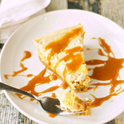 Slow Cooker Browned Butter Pumpkin Cheesecake