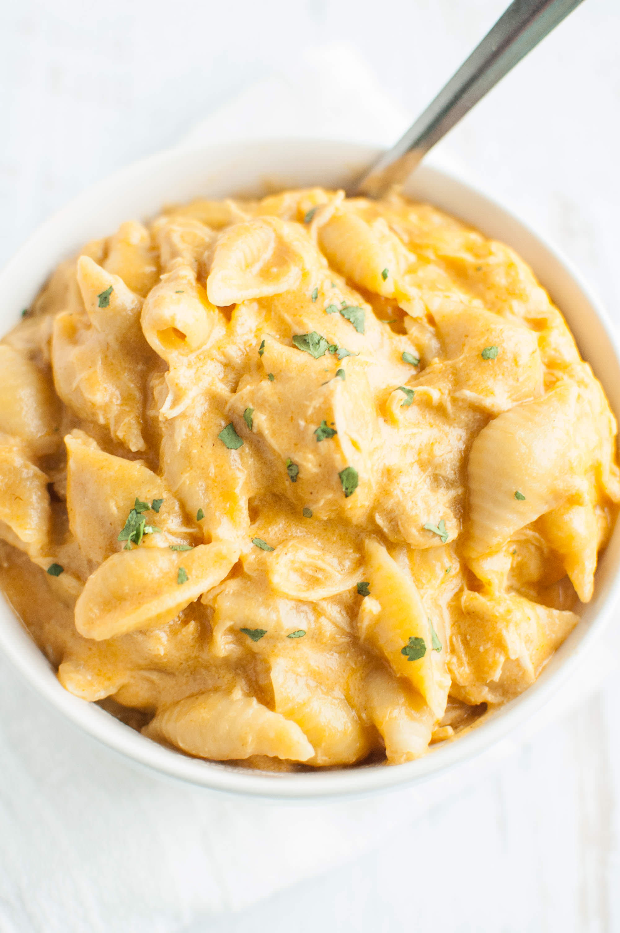 Slow Cooker Buffalo Chicken Mac And Cheese - Slow Cooker Gourmet