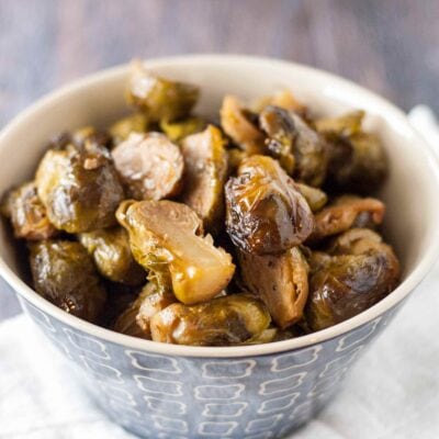 Slow Cooker Roasted Brussels Sprouts