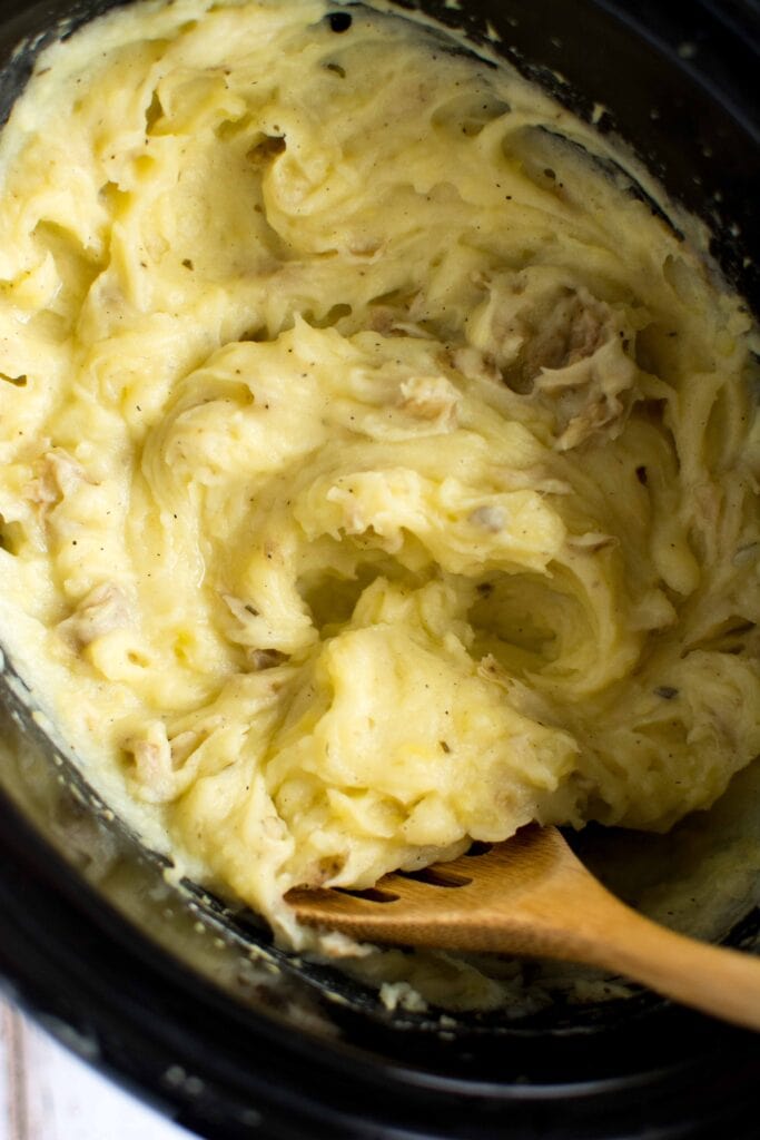 Slow Cooker Skinny Mashed Potatoes