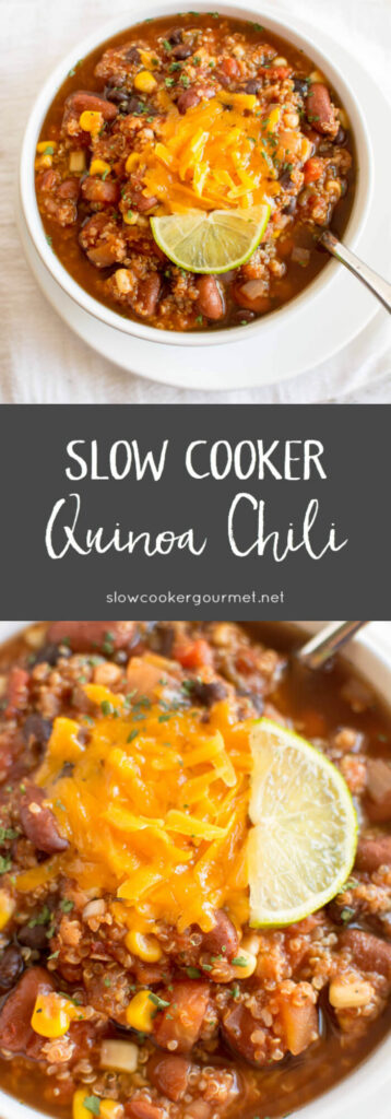 Slow Cooker Quinoa Chili