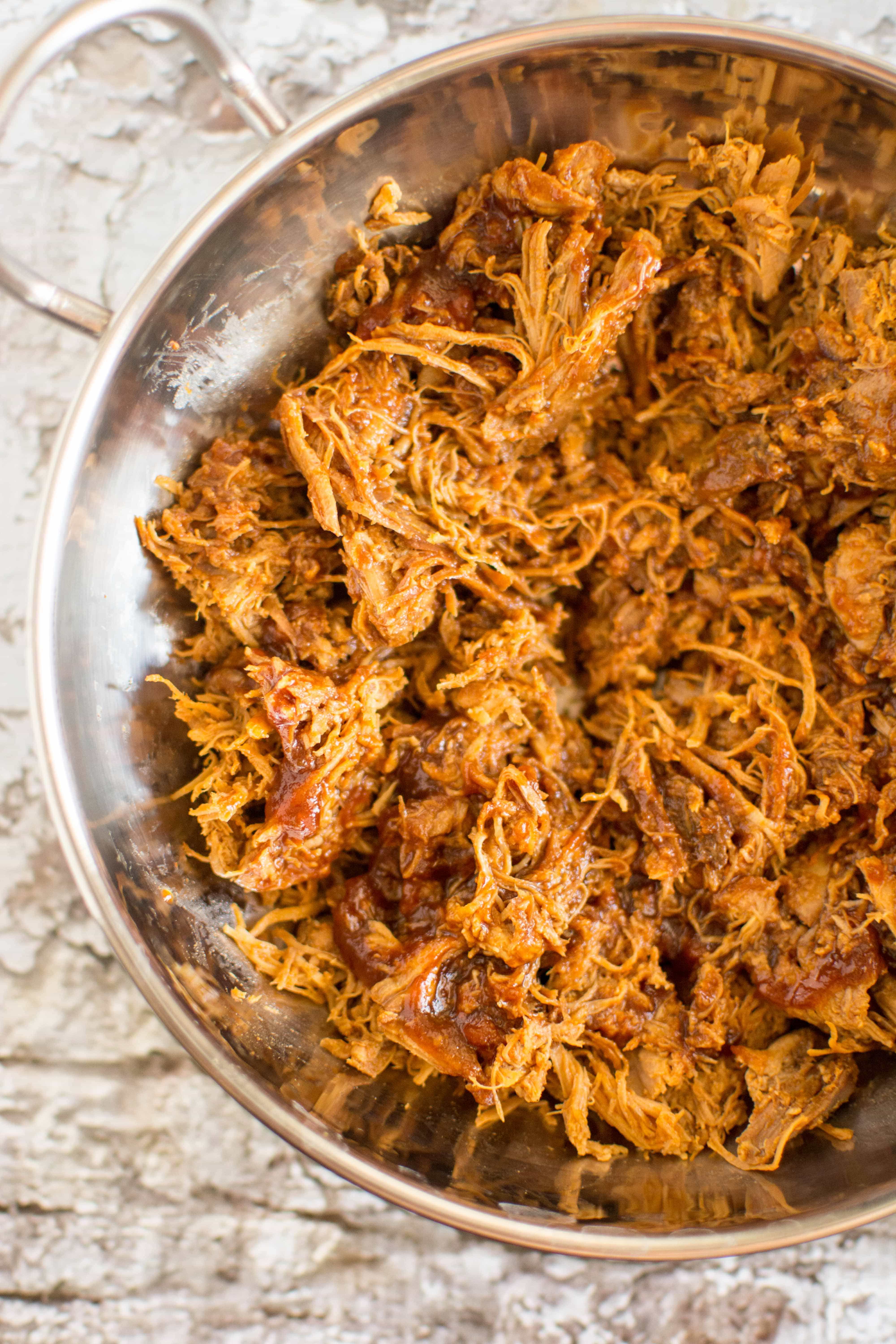 Slow Cooker BBQ Pulled Chicken - Slow Cooker Gourmet