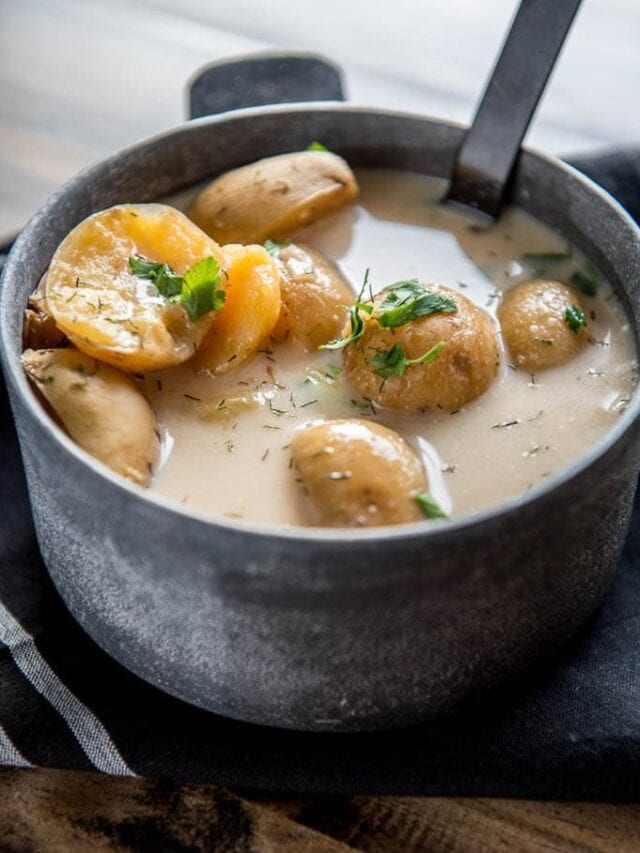Slow Cooker Skinny Potato Soup