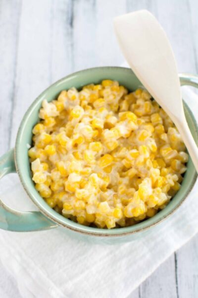 Slow Cooker Cream Cheese Corn - Slow Cooker Gourmet