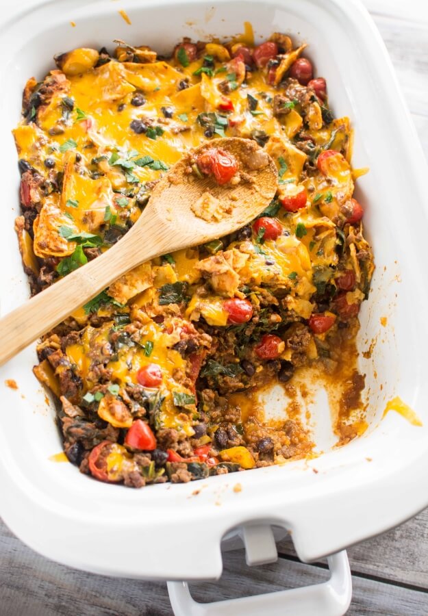 Crock Pot Taco Casserole - Recipes That Crock!