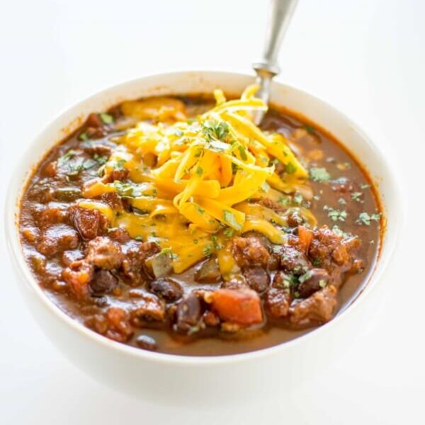 Slow Cooker Ancho Steak & Jalapeño Chili - Slow Cooker Gourmet