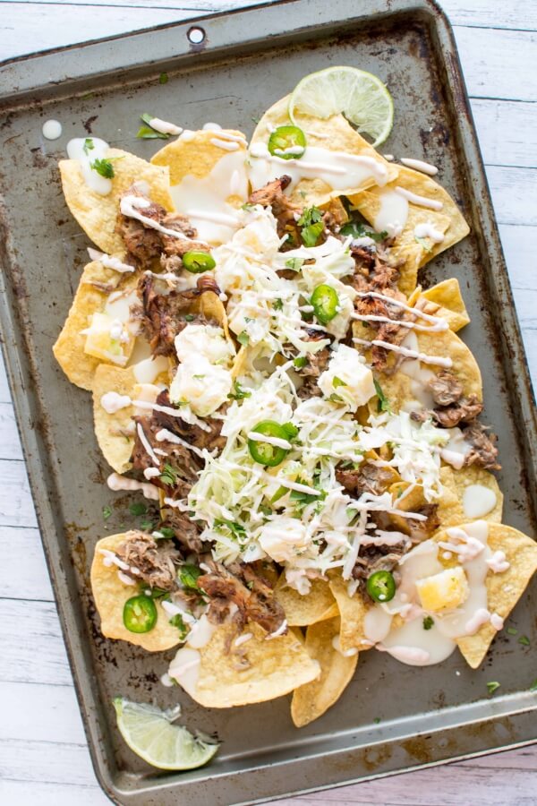 Slow Cooker Asian Chicken Nachos