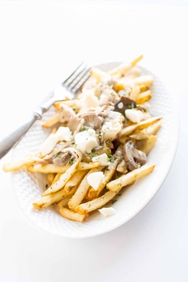 Slow Cooker Chicken Poutine