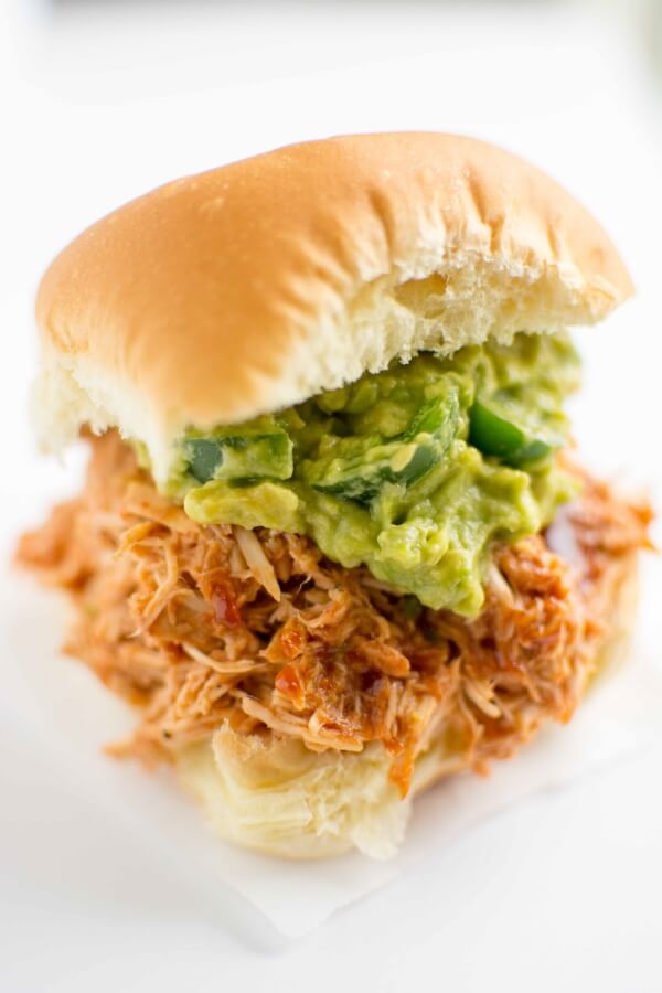 Slow Cooker Sweet and Spicy Pulled Chicken
