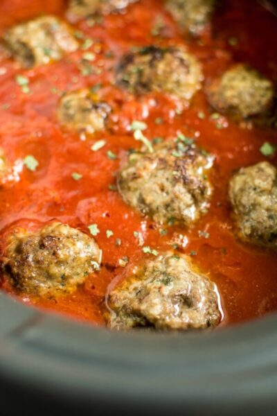 Slow Cooker Meatballs and Tomato Cream Sauce - Slow Cooker Gourmet