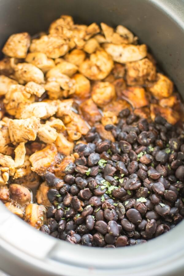 Slow Cooker Cuban Chicken Bowls