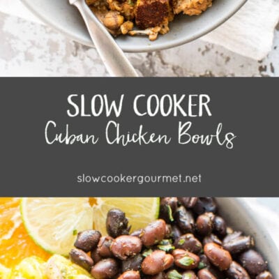 Slow Cooker Cuban Chicken Bowls
