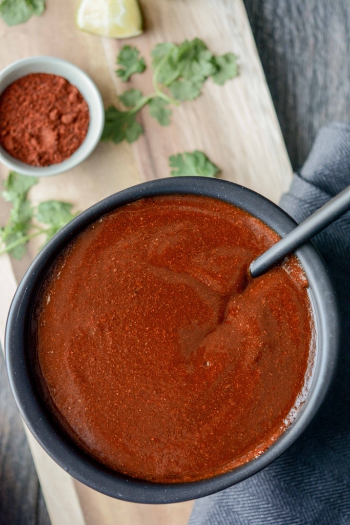 Slow Cooker Ancho Chili Enchilada Sauce