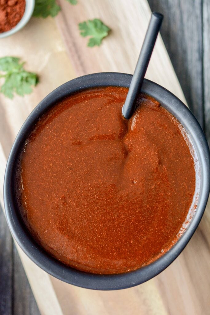 Slow Cooker Ancho Chili Enchilada Sauce