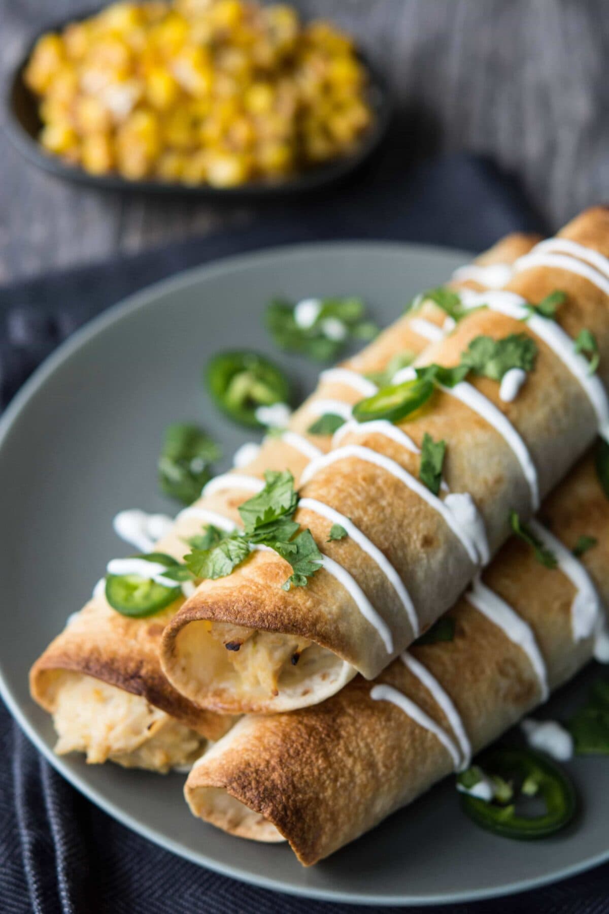 Slow Cooker Jalapeño Popper Chicken Flautas Slow Cooker Gourmet