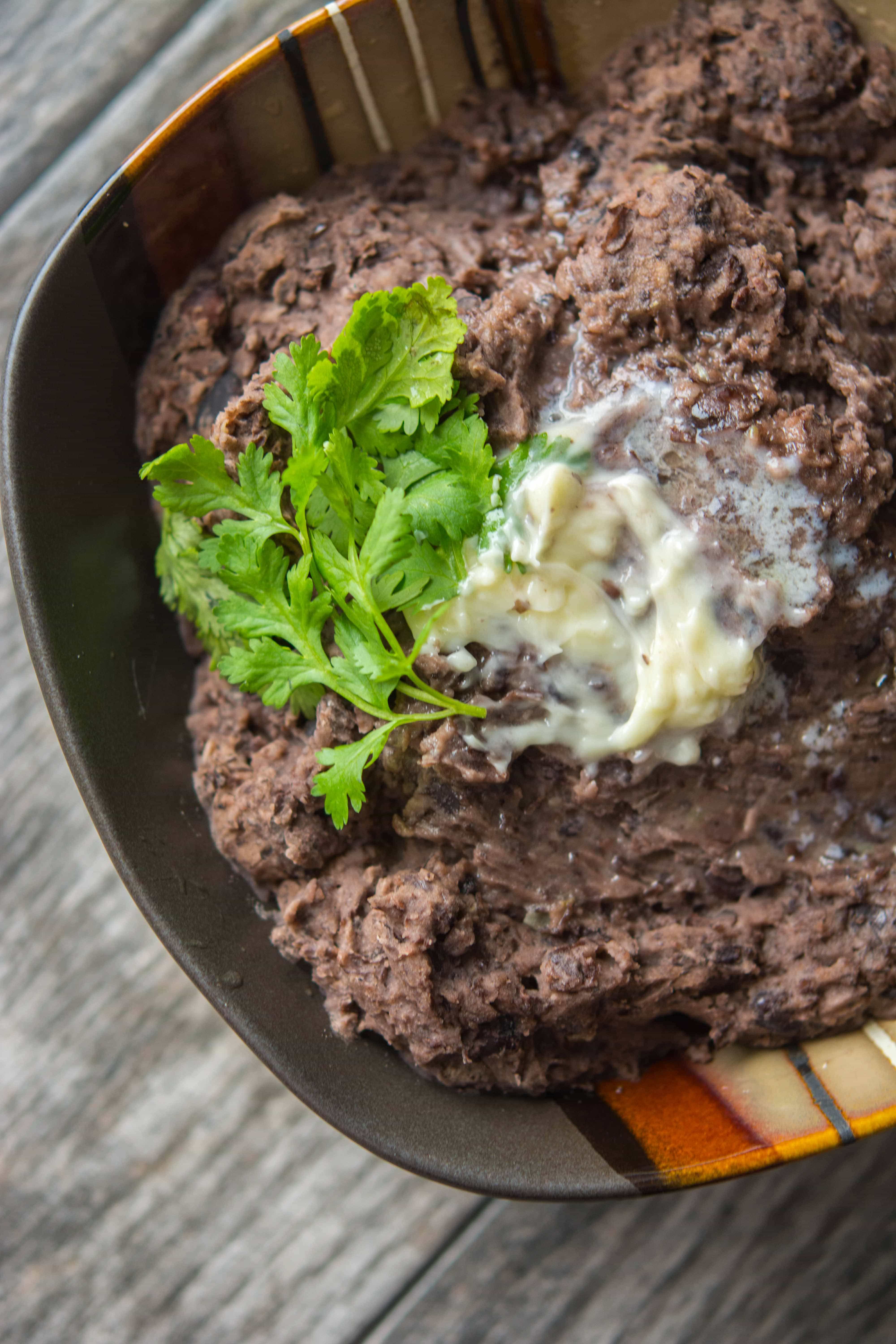 Slow Cooker Refried Black Beans with Roasted Garlic Slow Cooker Gourmet