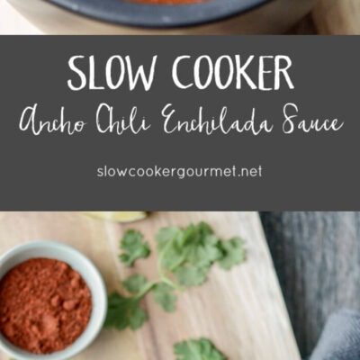 Slow Cooker Ancho Chile Enchilada Sauce