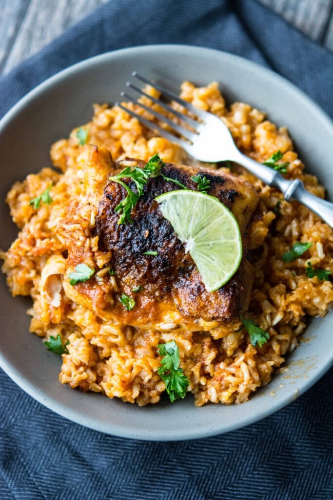 Slow Cooker Southwest Chicken and Rice