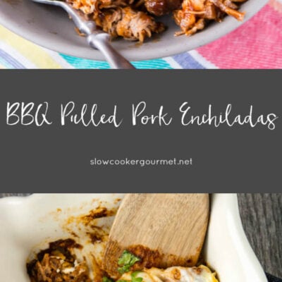 BBQ Pulled Pork Enchiladas