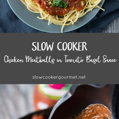 Slow Cooker Chicken Meatballs