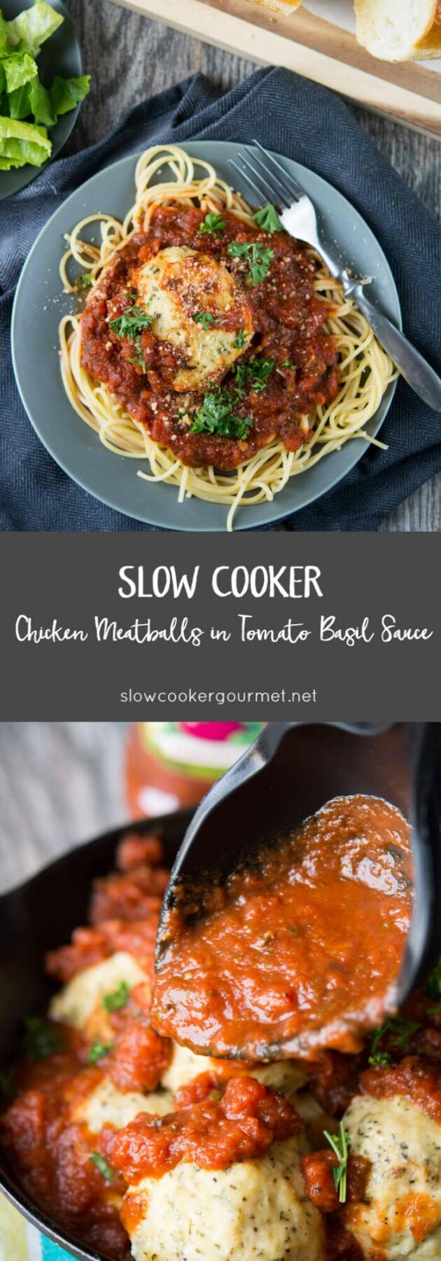 Slow Cooker Chicken Meatballs