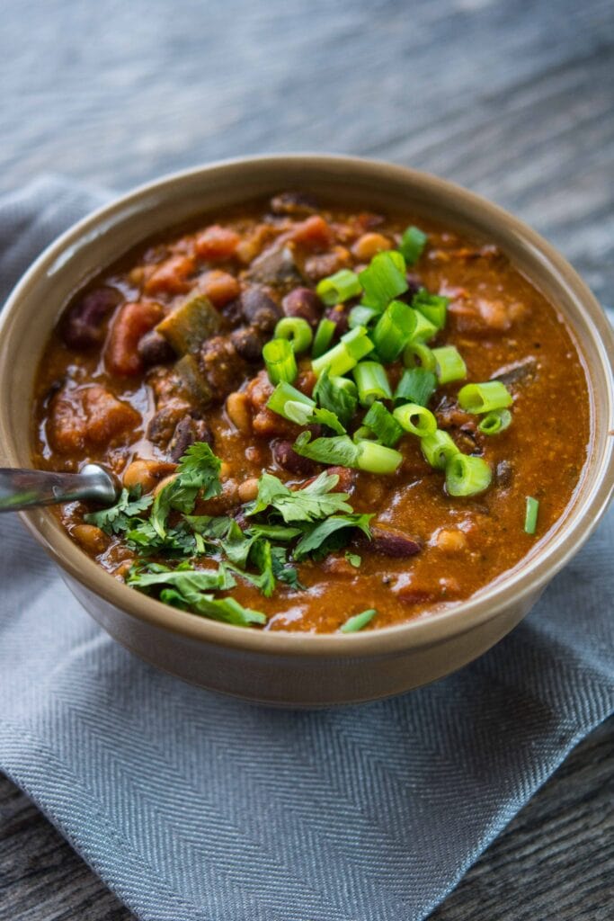 Slow Cooker 3 Bean Chili