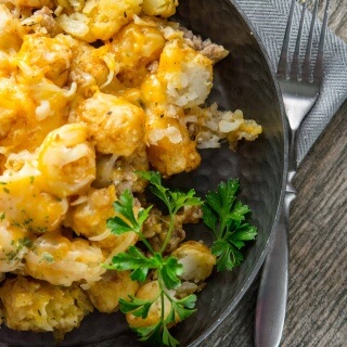 Slow Cooker Breakfast Tater Tot Casserole