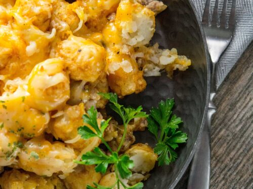 Slow Cooker Breakfast Tater Tot Casserole - Slow Cooker Gourmet