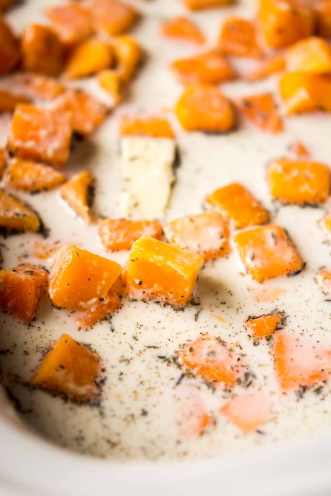 Slow Cooker Butternut Squash Gnocchi Bake