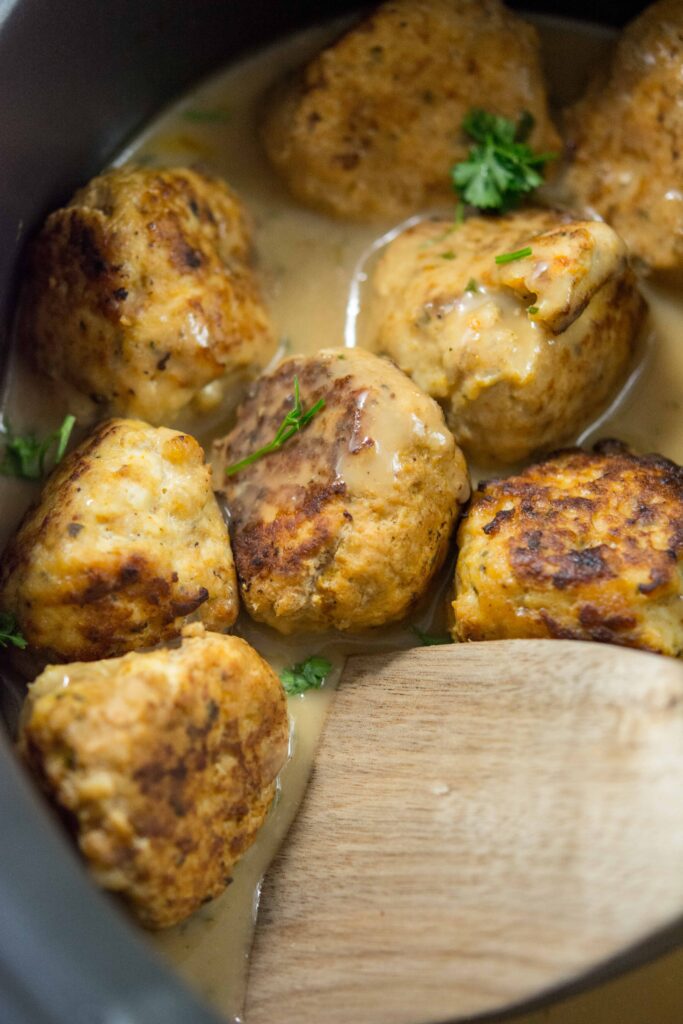 Spicy Beer Can Chicken Meatballs