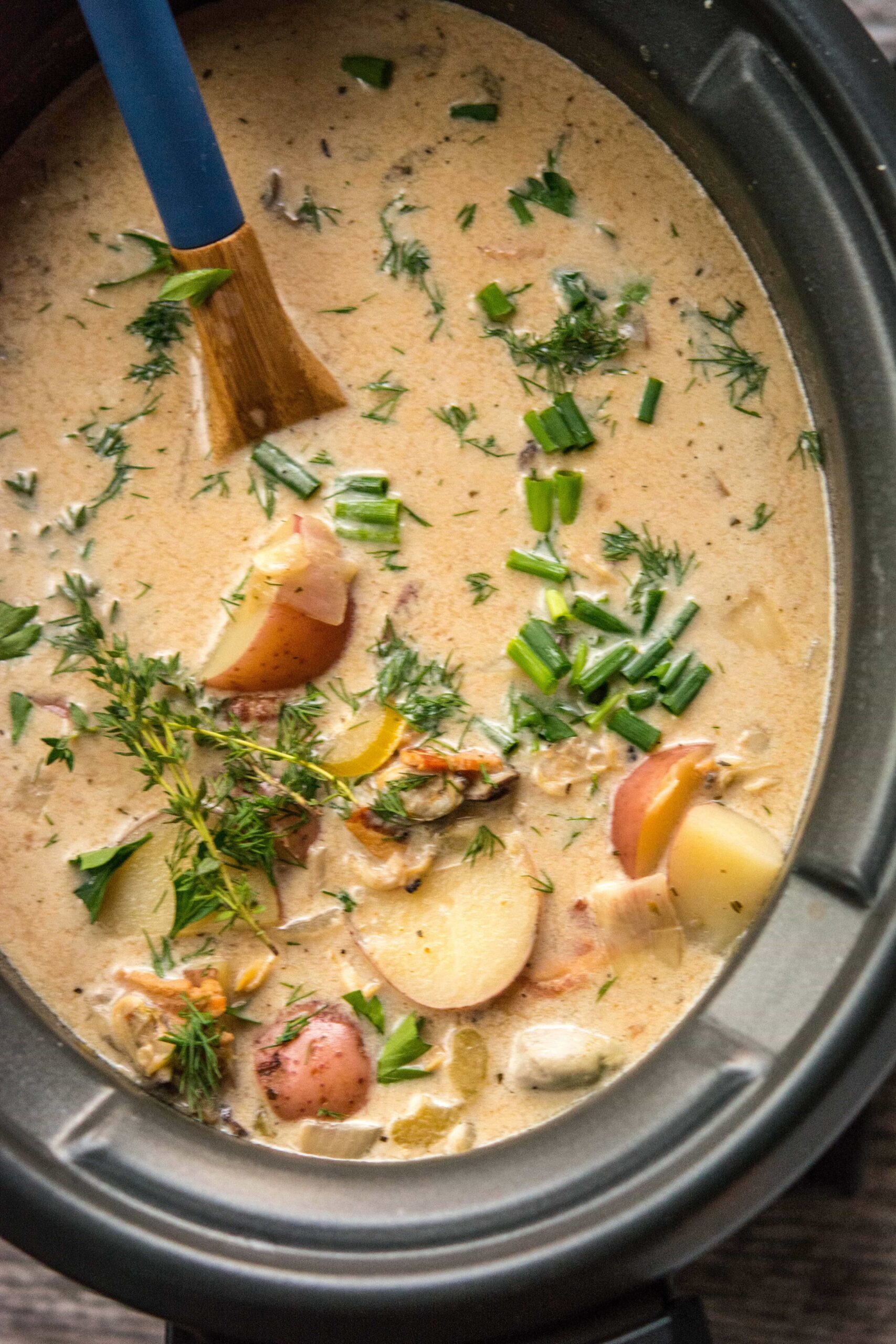 Slow Cooker Clam Chowder - Slow Cooker Gourmet