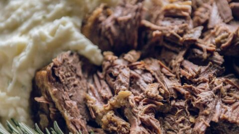 Slow Cooker Roast Beef with Rosemary and Garlic - Slow Cooker Gourmet