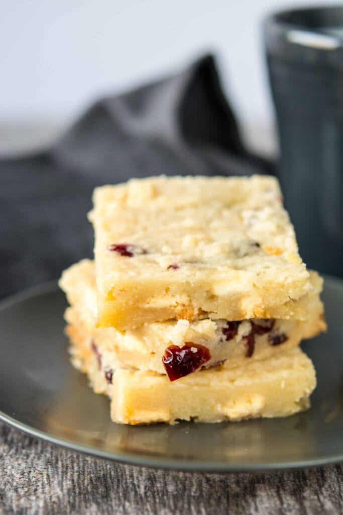 Slow Cooker White Chocolate Cranberry Bars