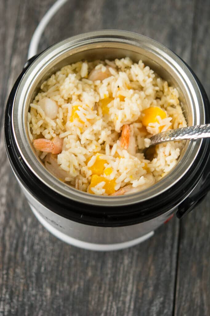 Lunch Crock Coconut Mango Shrimp