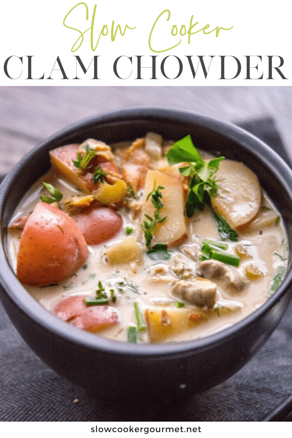 Slow Cooker Clam Chowder Slow Cooker Gourmet