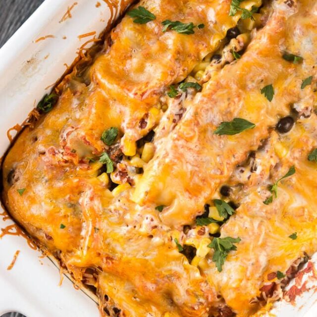 Slow Cooker Mexican Lasagna - Slow Cooker Gourmet