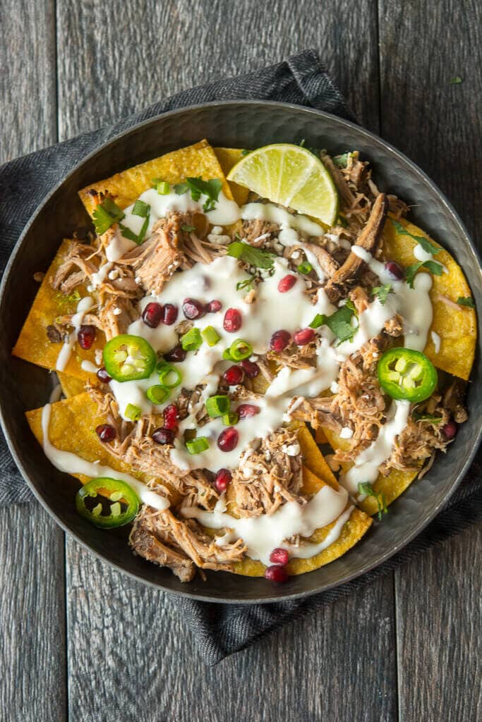 Slow Cooker Pulled Pork Nachos