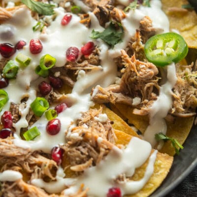 Slow Cooker Pulled Pork Nachos