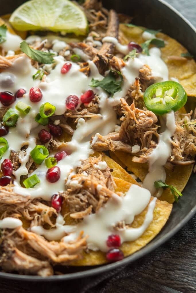 Slow Cooker Pulled Pork Nachos