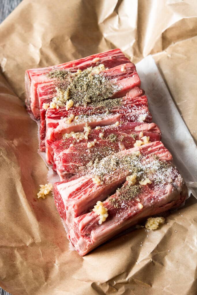 Slow Cooker Sage Butter Short Ribs