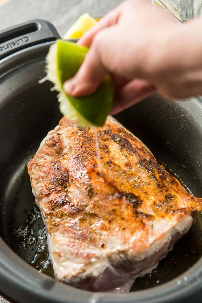 Slow Cooker Tequila Lime Pork