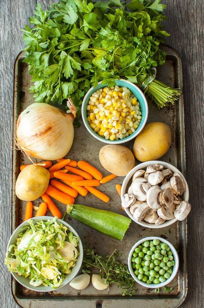 Slow Cooker Veggie Pot Pie