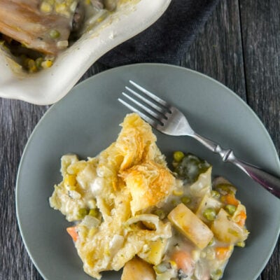 Slow Cooker Veggie Pot Pie