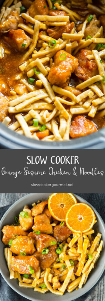 Slow Cooker Orange Sesame Chicken
