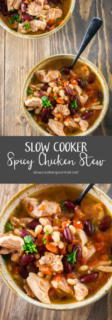 Slow Cooker Spicy Chicken Stew